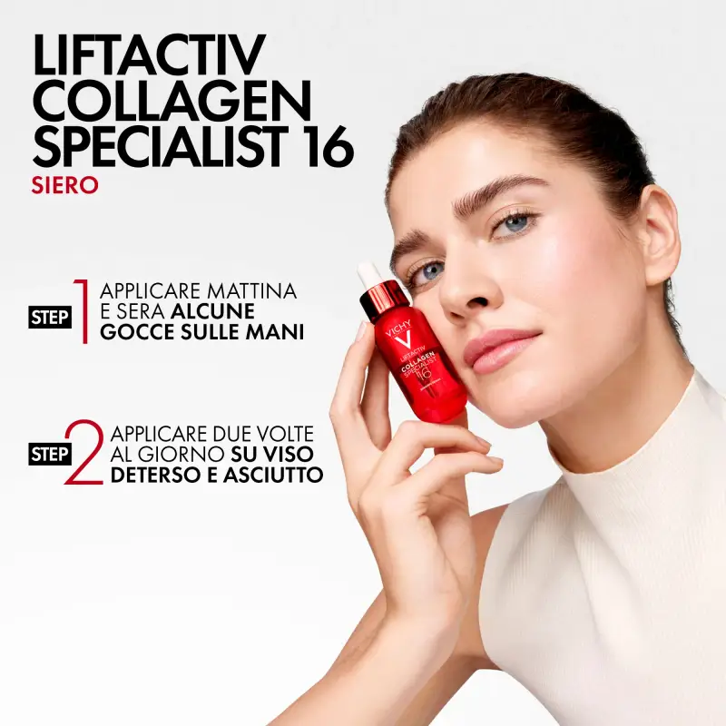Liftactiv Collagen Specialist 16 Siero - Trattamento antietà pelli mature, Siero antirughe, Siero viso illuminante miniatura 4