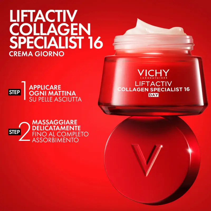 Liftactiv Liftactiv Collagen Specialist 16 Crema Giorno - Trattamento antietà pelli mature, Crema antirughe, Crema idratante viso, Crema viso gio miniatura 4