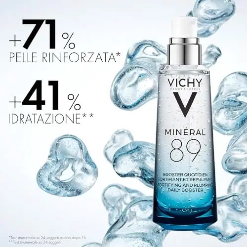 Vichy Minéral 89, Booster Quotidiano Fortificante e Rimpolpante, Per Tutti i Tipi di Pelle, Pelle Tonica e Idratata miniatura 2
