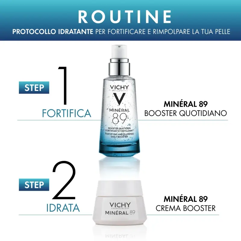 Mineral 89 Cofanetto Minéral 89 Booster Siero + Minéral 89 Crema - Crema idratante viso, Cofanetto trattamento miniatura 3