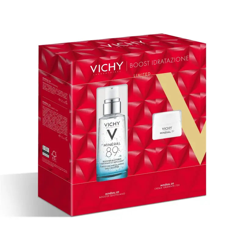 Mineral 89 Cofanetto Minéral 89 Booster Siero + Minéral 89 Crema - Crema idratante viso,Cofanetto trattamento