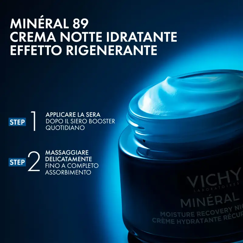 Mineral 89 Minéral 89 Crema Notte Idratante - Crema idratante viso miniatura 2