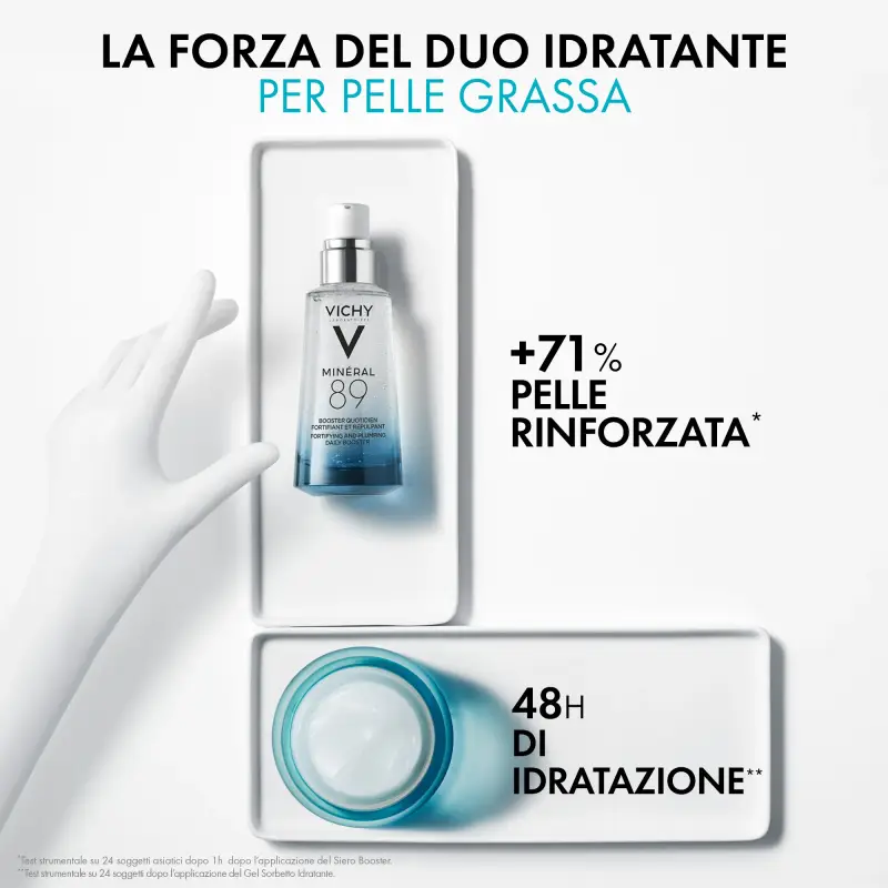 Mineral 89 Minéral 89 Gel Sorbetto Idratante Effetto Mat 48H - Crema idratante viso, Crema viso pelle grassa miniatura 5
