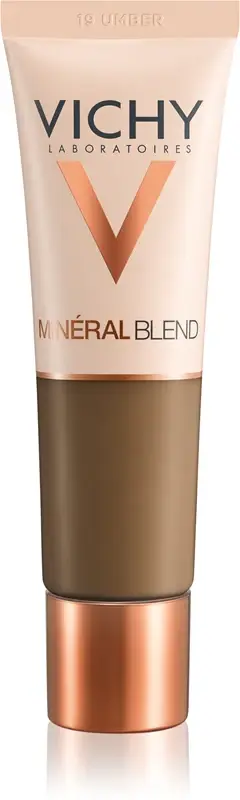 MineralBlend Fondotinta Idratante Carnagione Fresca Tenuta 16H Tinta 19 Umber 30ml