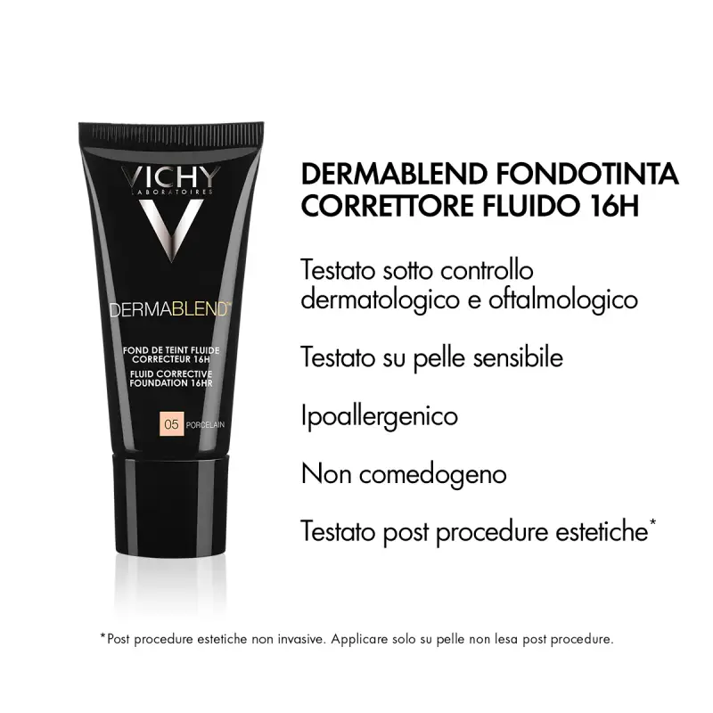 Viso Dermablend Fondotinta Correttore Fluido 16h tonalità 45 - Fondotinta miniatura 5