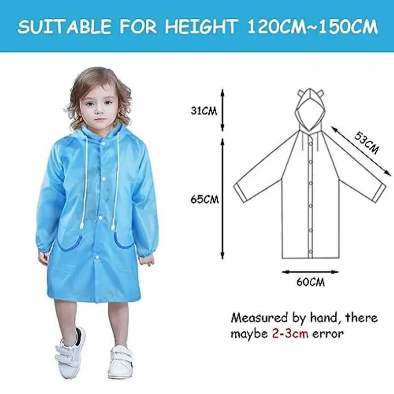 Vicloon Impermeabili Azzurro 2203888 miniatura 2