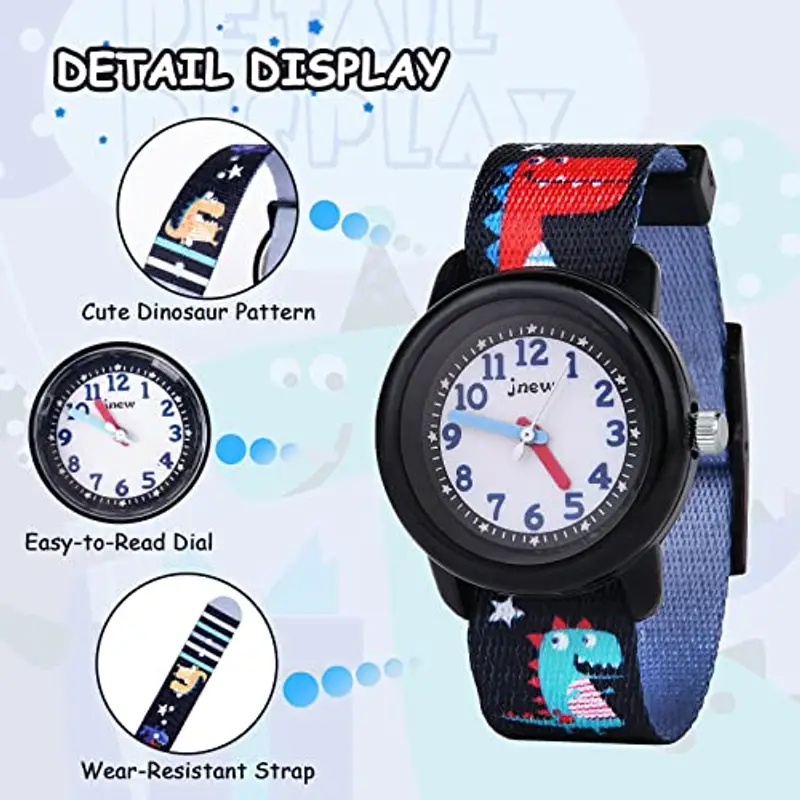 Vicloon Orologio Bambini, Orologio da Polso per Ragazzi e Ragazze 3D, Quarzo Educativo Analogico Impermeabile 30M, Sport Braccialetto Cartoon In Silicone, Movimento al Quarzo, Regalo di Natale miniatura 3