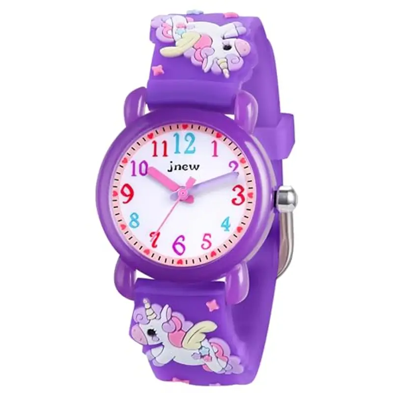 Vicloon Orologio Bambini, Orologio da Polso per Ragazzi e Ragazze 3D, Quarzo Educativo Analogico Impermeabile 30M, Sport Braccialetto Cartoon In Silicone, Movimento al Quarzo,Regalo di Natale