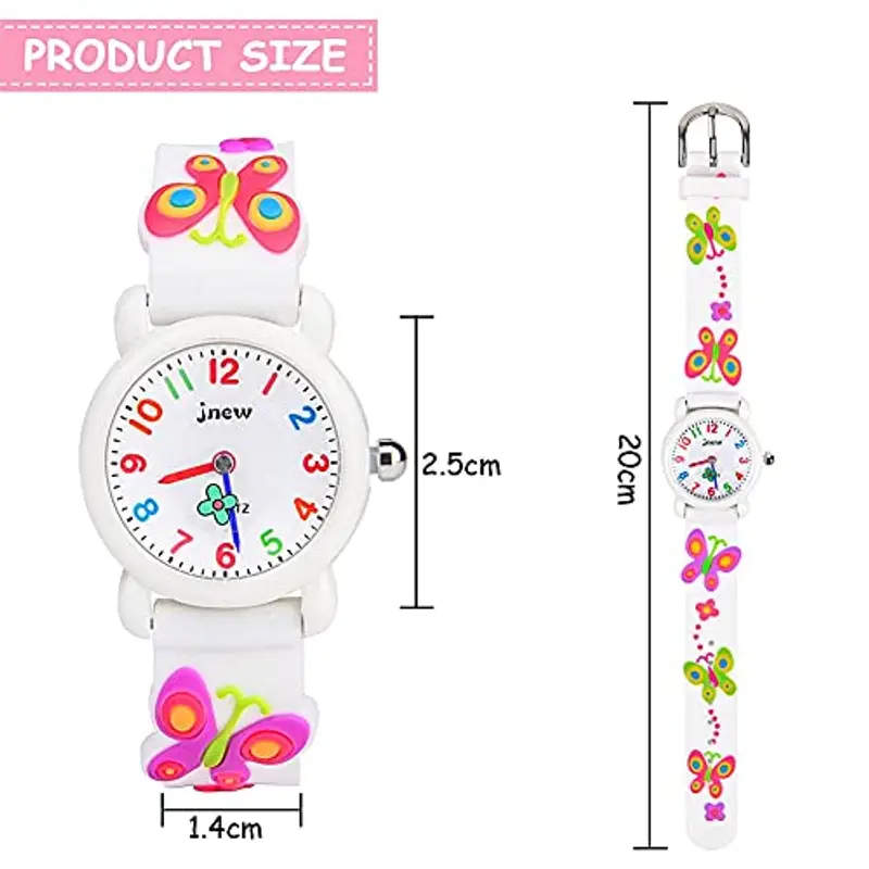 Vicloon Orologio Bambini, Orologio da Polso per Ragazzi e Ragazze 3D, Quarzo Orologio Educativo Analogico Impermeabile 30M, Sport Braccialetto Cartoon In Silicone, Movimento al Quarzo, Regalo di Natale miniatura 2