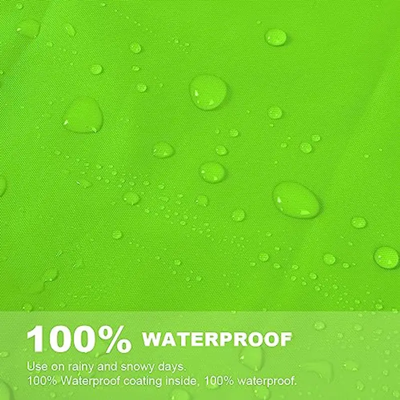 Vicloon Poncho Impermeabile, 2 Pcs Impermeabile per Adulti da Portatile Eva Trasparenti Riutilizzabili, Cappotto di Pioggia Poncho per Uomo e Donna per Pesca, Parchi Acquatici e Altro Ancora (Verde) miniatura 3