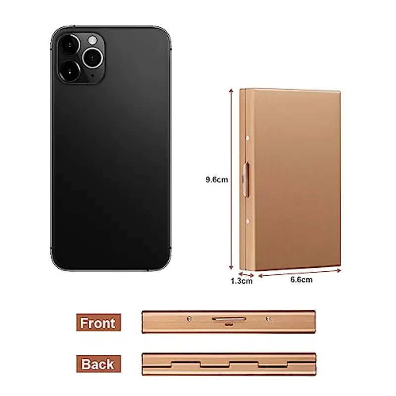 Vicloon Porta carte di credito Uomo Rosa 1599810 miniatura 2