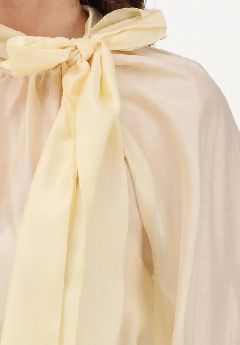 Blusa gialla da donna miniatura 3