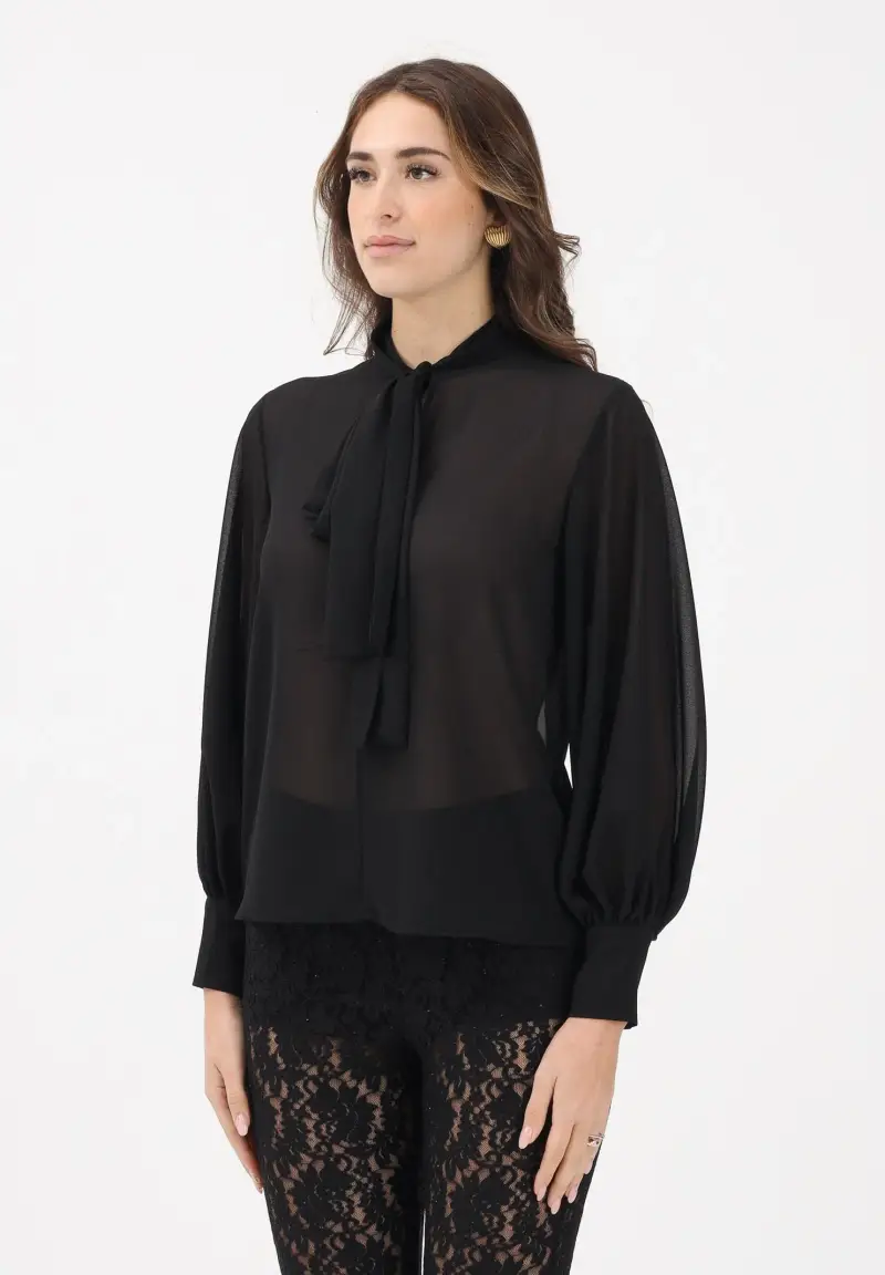 Blusa nera da donna