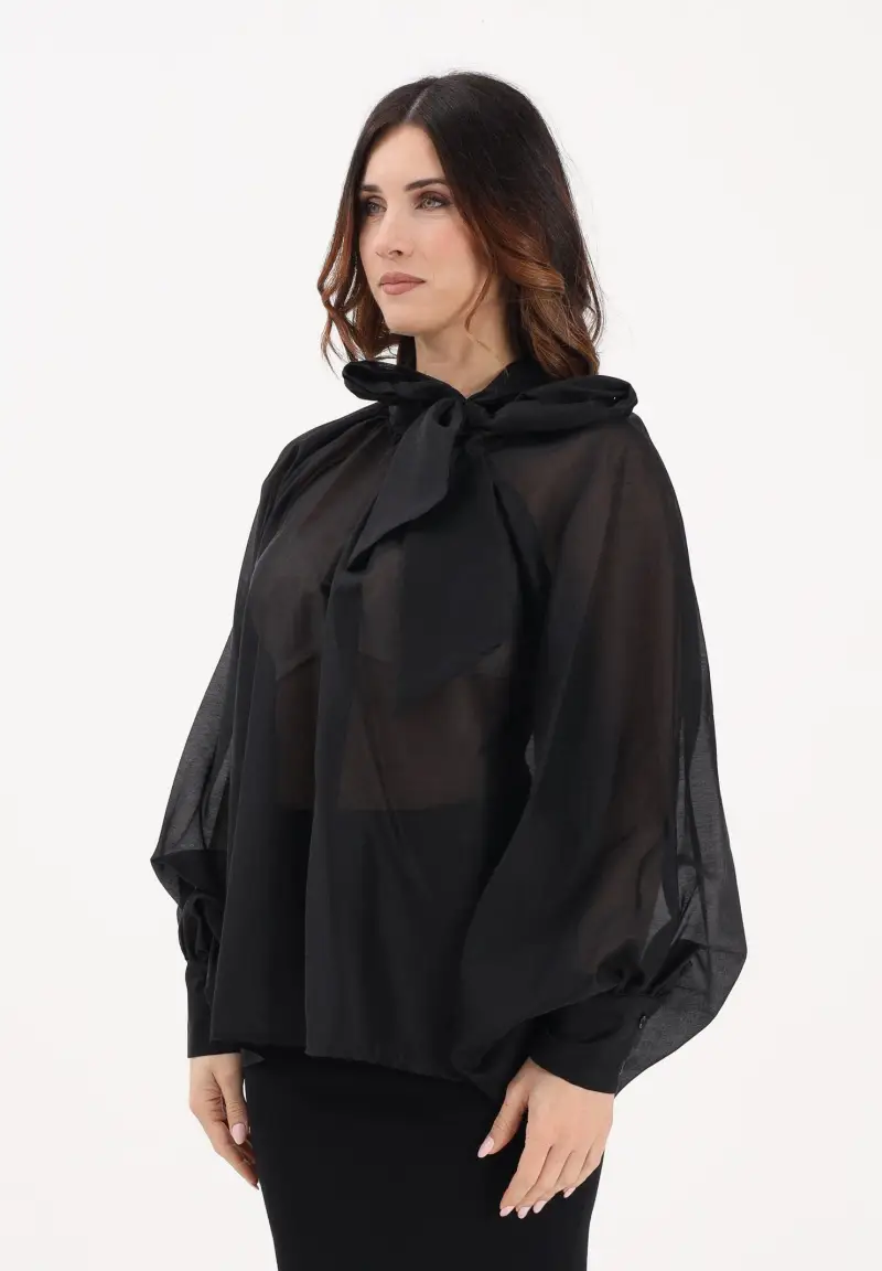 Blusa nera da donna