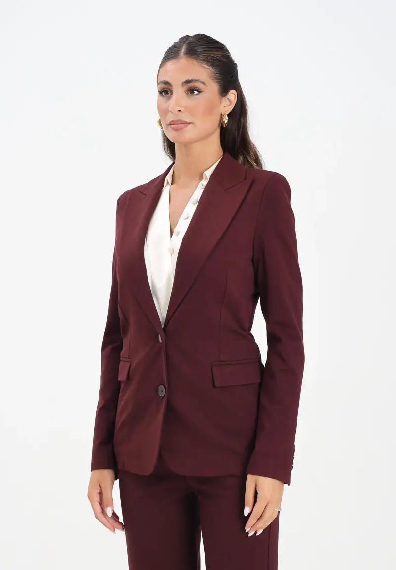 Giacca bordeaux da donna
