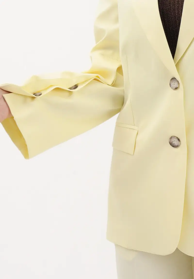 Giacca gialla da donna miniatura 3