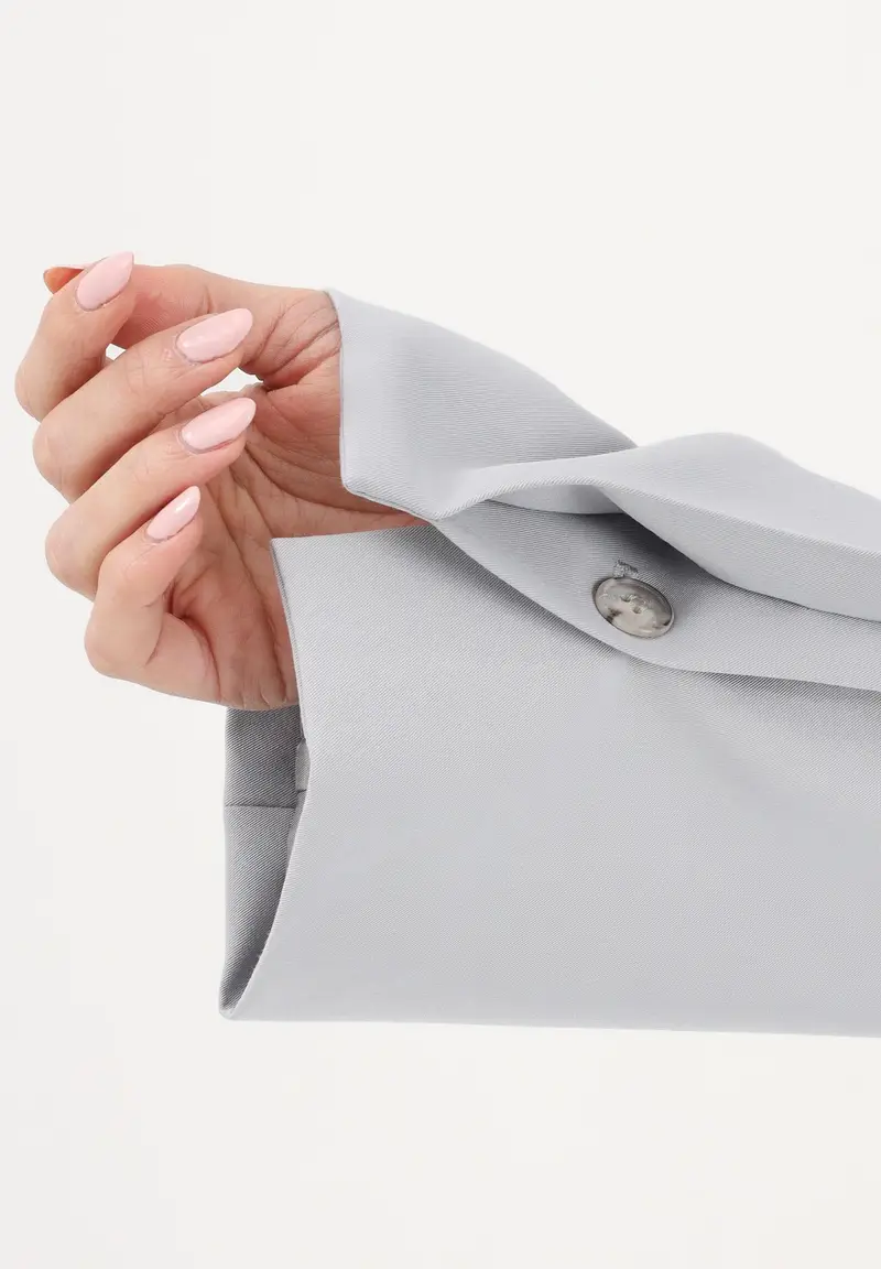 Giacca grigia da donna miniatura 3