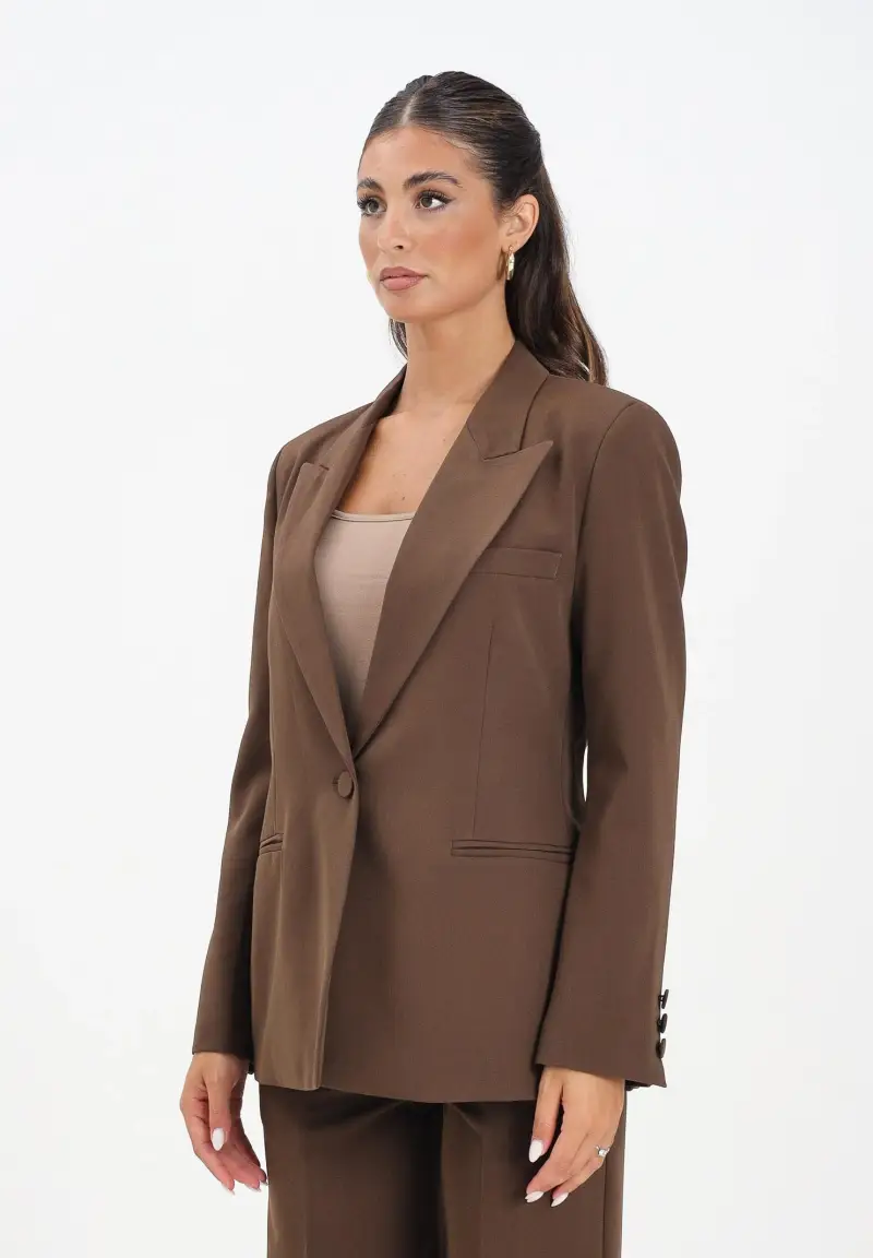 Giacca marrone da donna