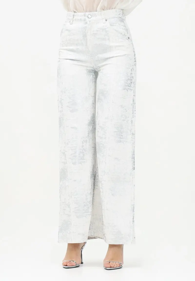 VICOLO Jeans Donna Bianco 3176517