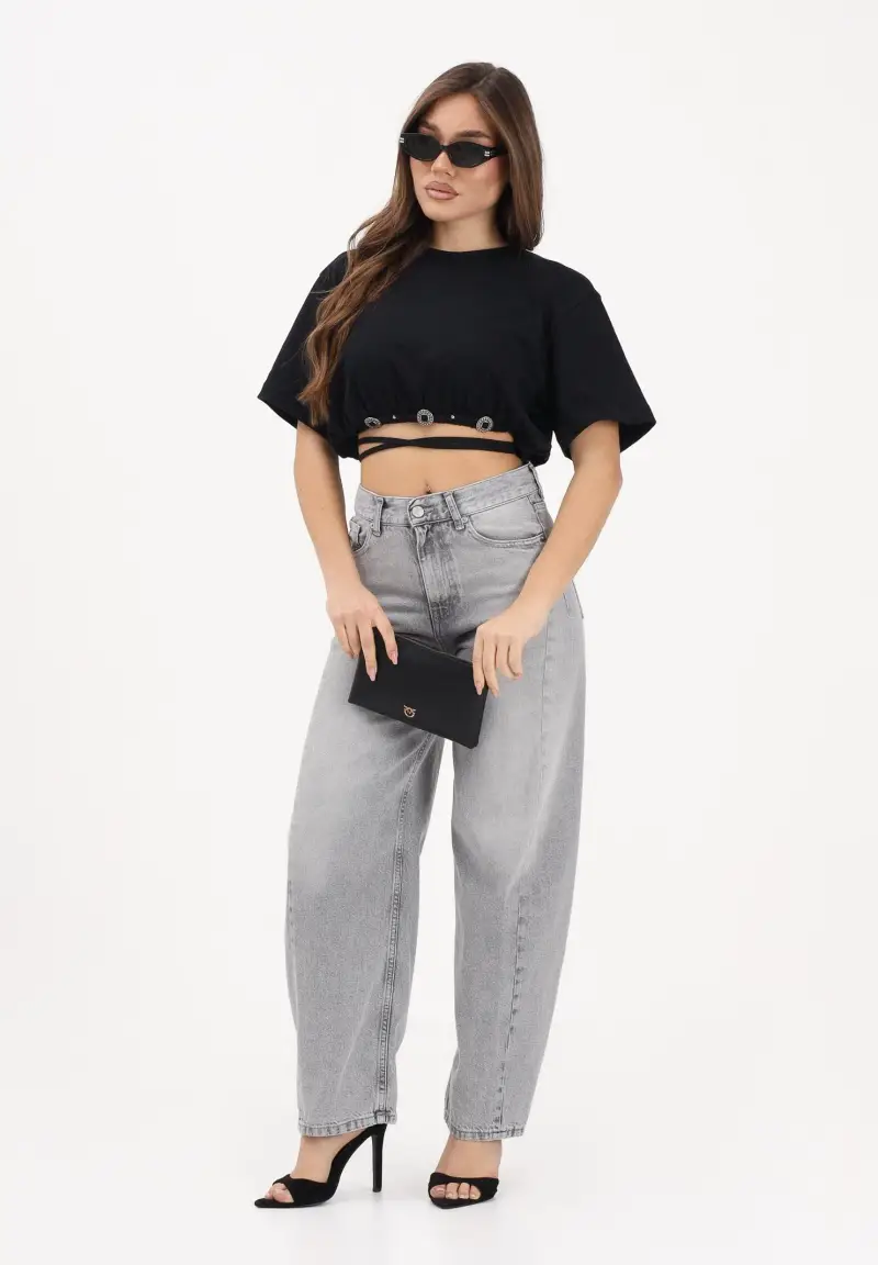 VICOLO Jeans Donna Grigio 4323245 miniatura 2