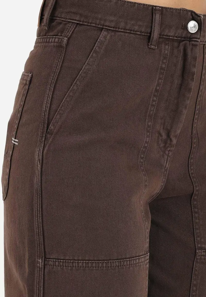 VICOLO Jeans Donna Marrone 3622822 miniatura 3