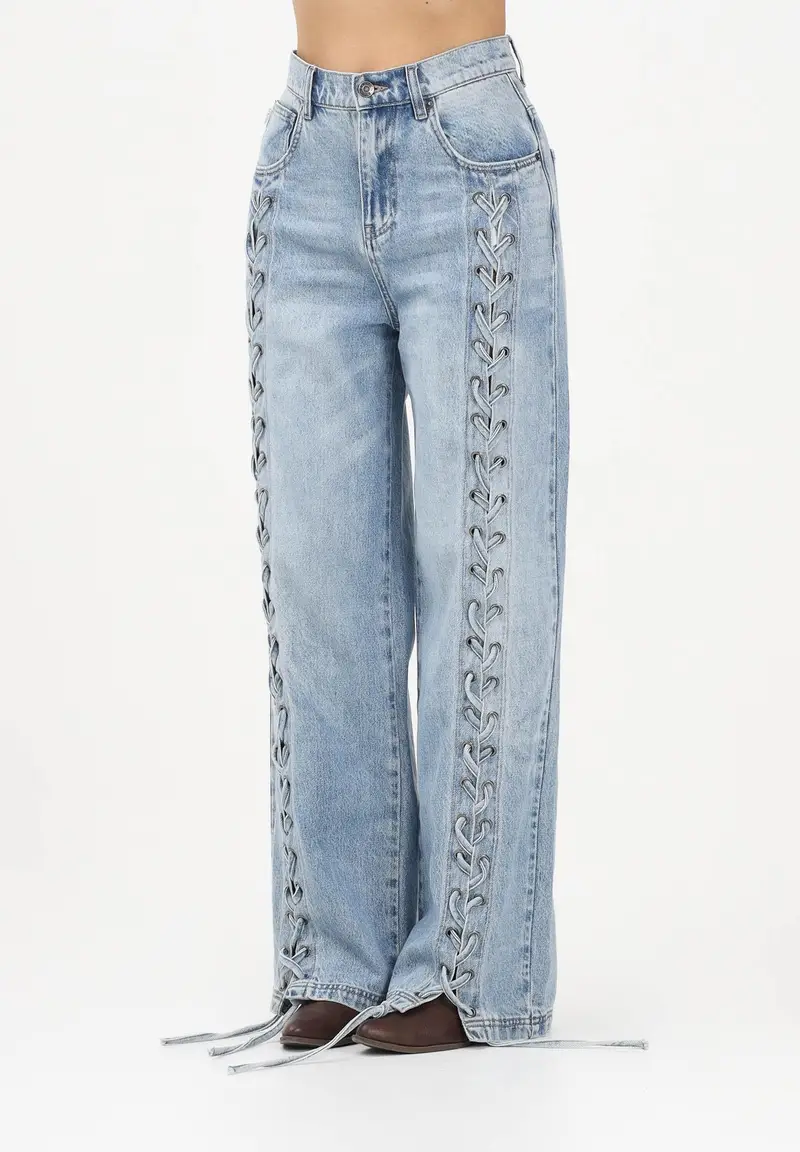 Jeans Cora in denim chiaro da donna