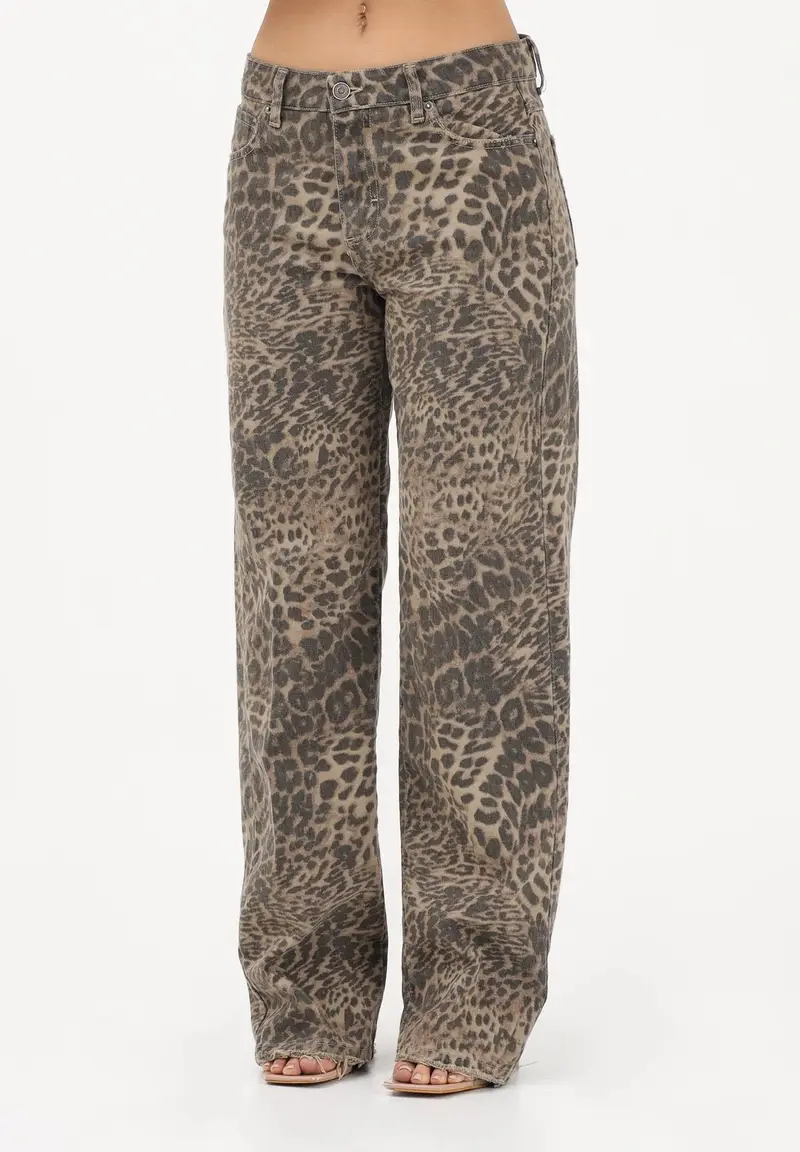 Jeans Melody maculato da donna