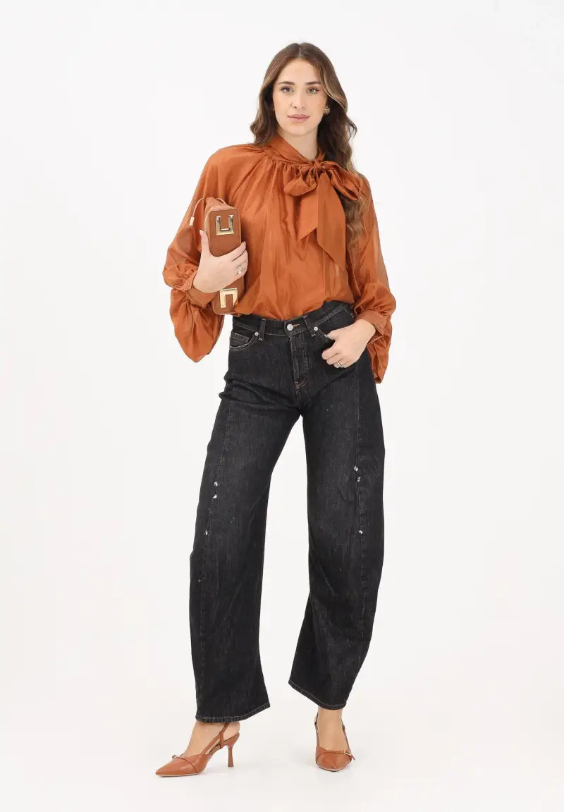 VICOLO Jeans Donna Nero 3622891 miniatura 2