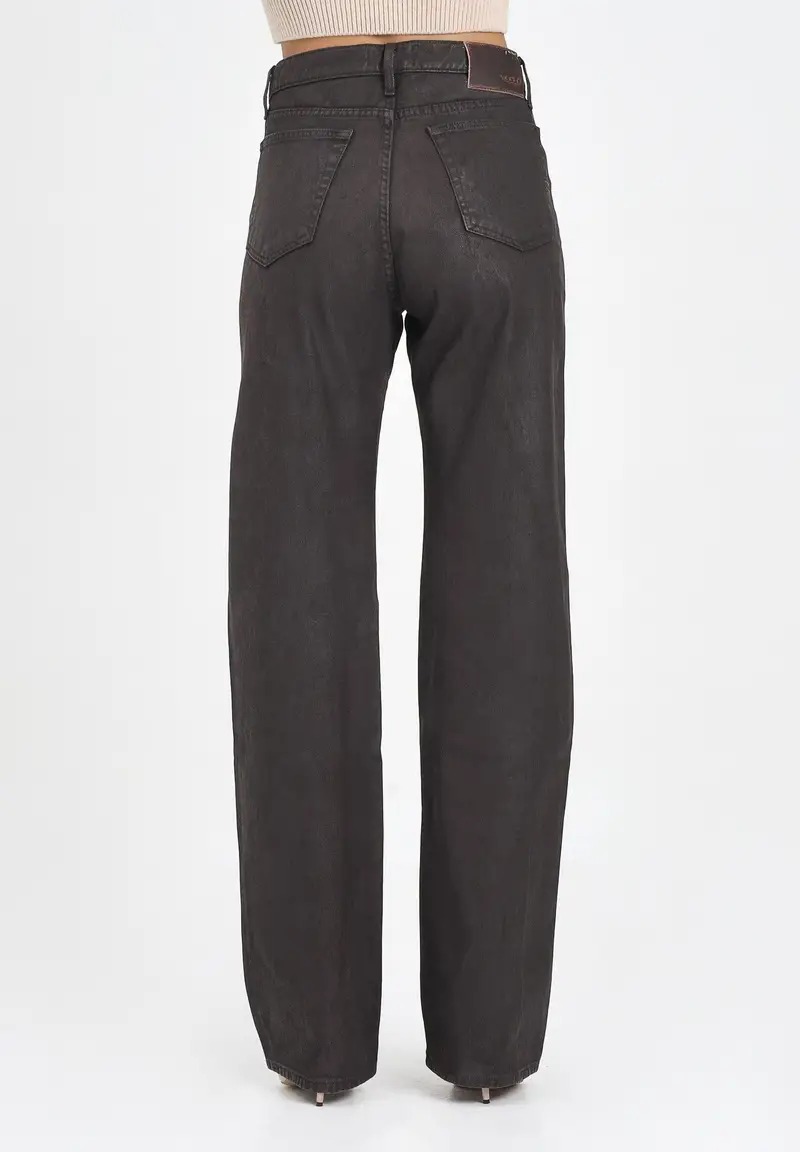 VICOLO Jeans Donna Marrone 1284994 miniatura 3