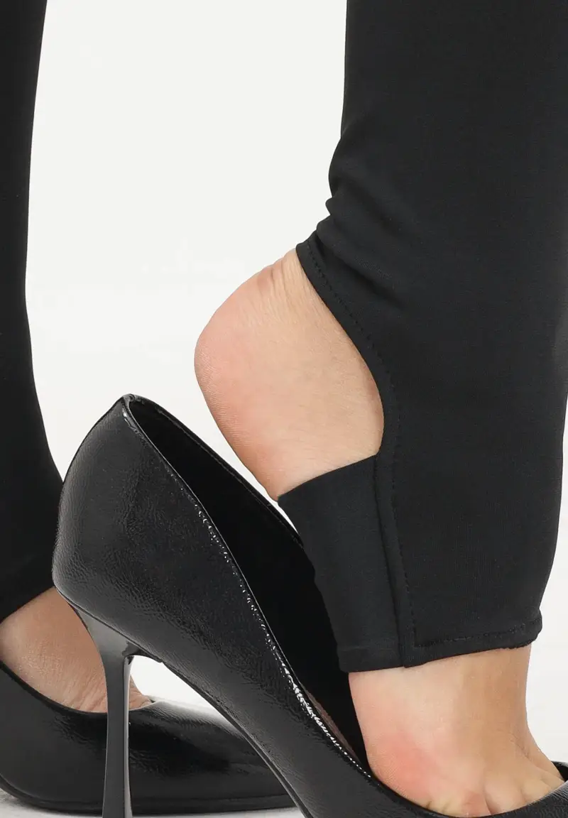 VICOLO Leggings Donna Nero 3622896 miniatura 3