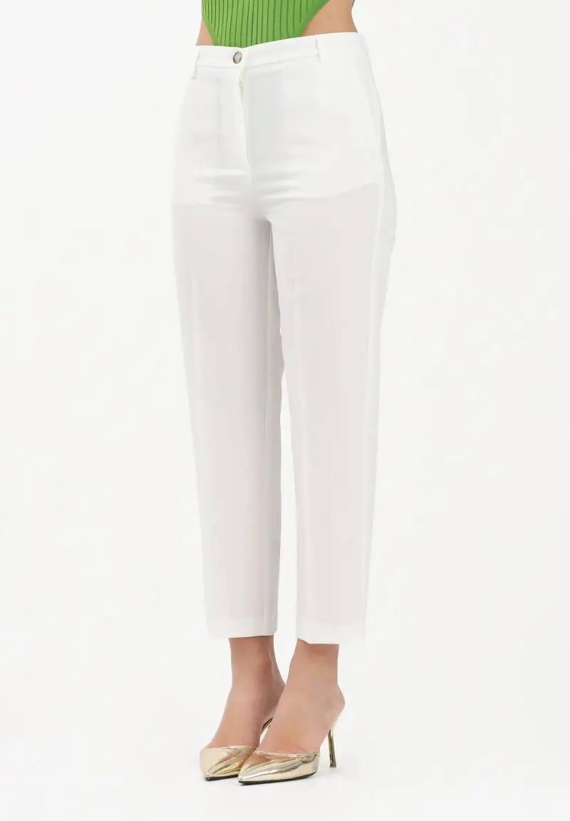 Pantalone bianco da donna