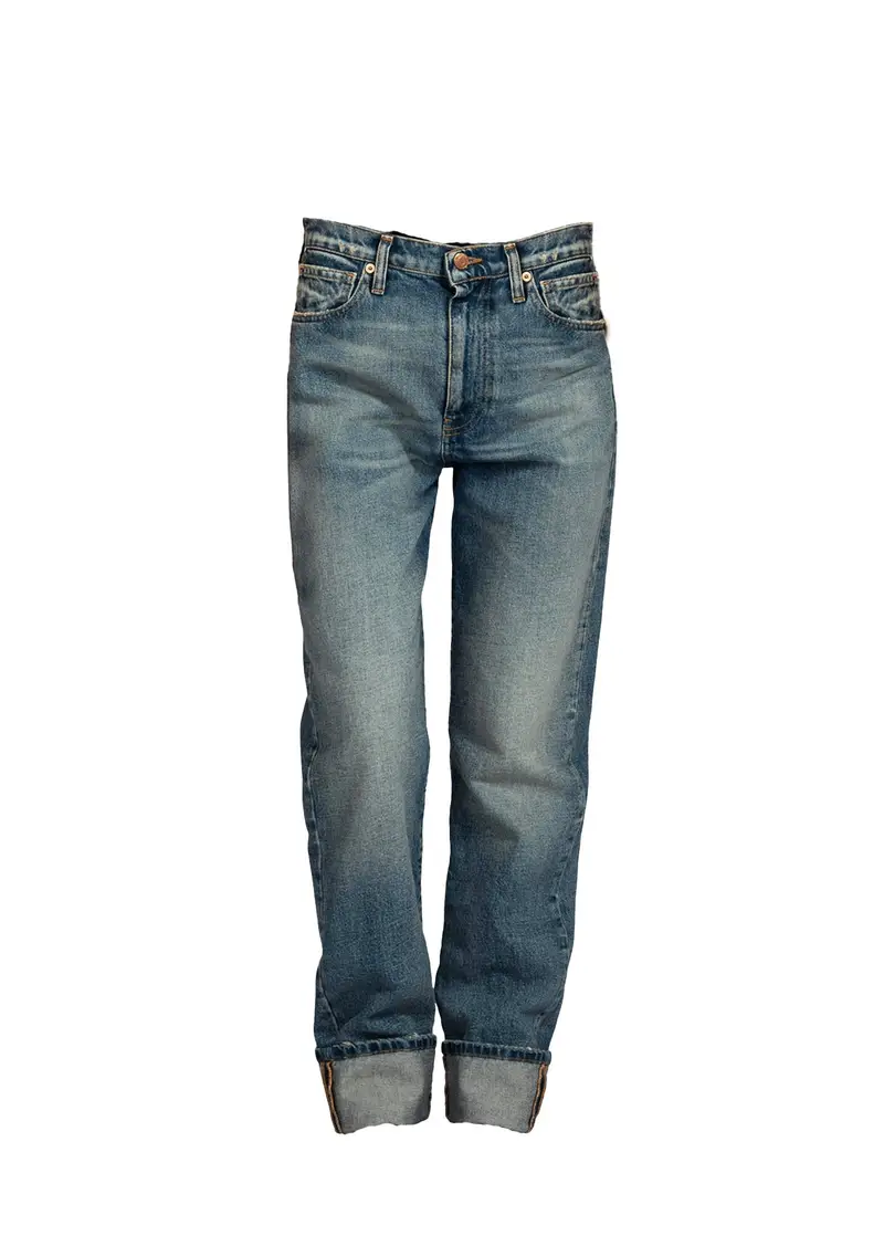 VICOLO - Pantalone Donna Denim Blu