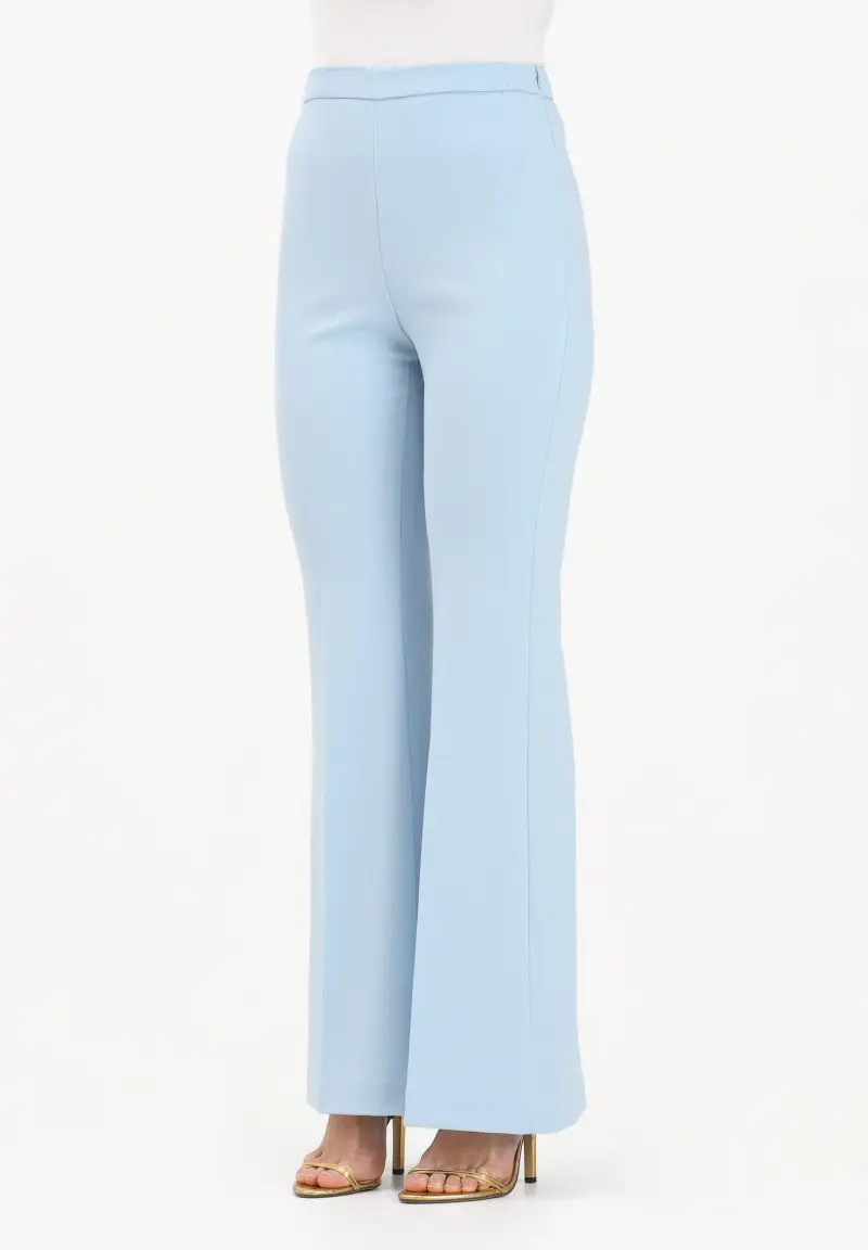 Pantalone elegante azzurro da donna