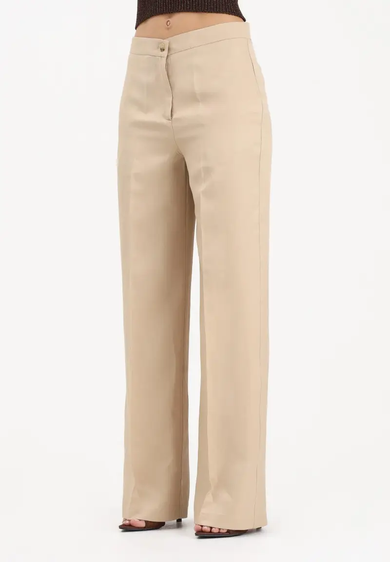 Pantalone elegante beige da donna
