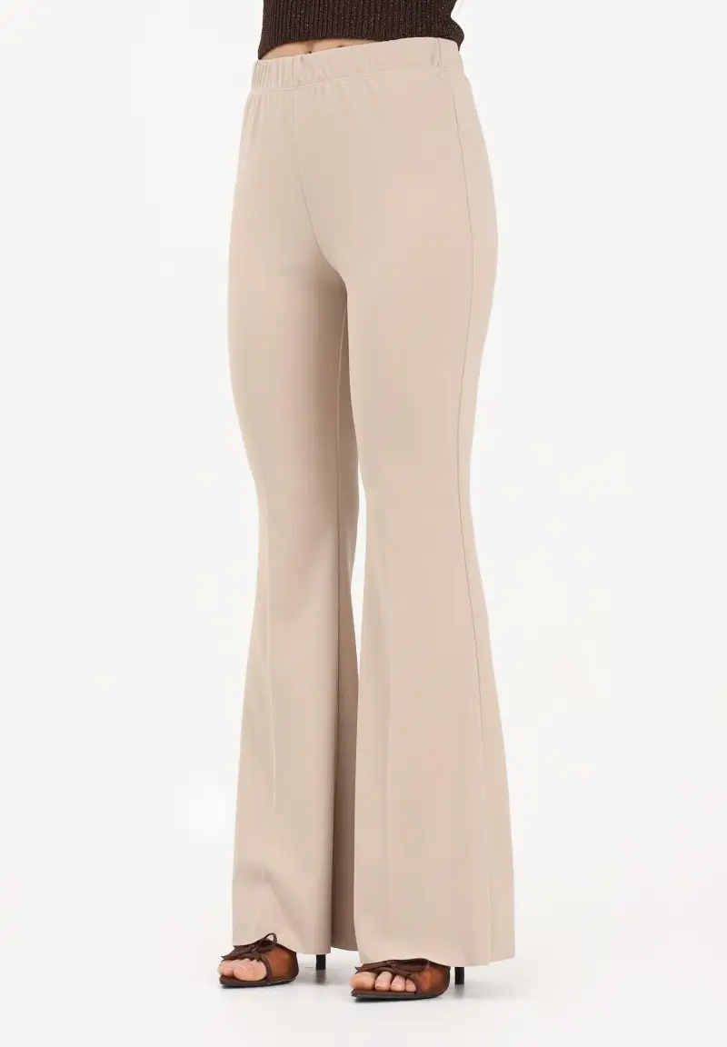Pantalone elegante beige da donna