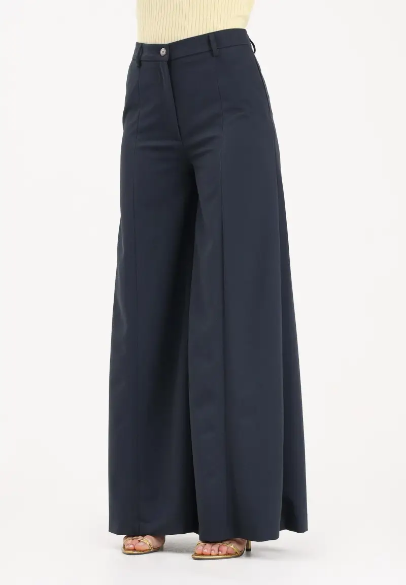 Pantalone elegante blu da donna
