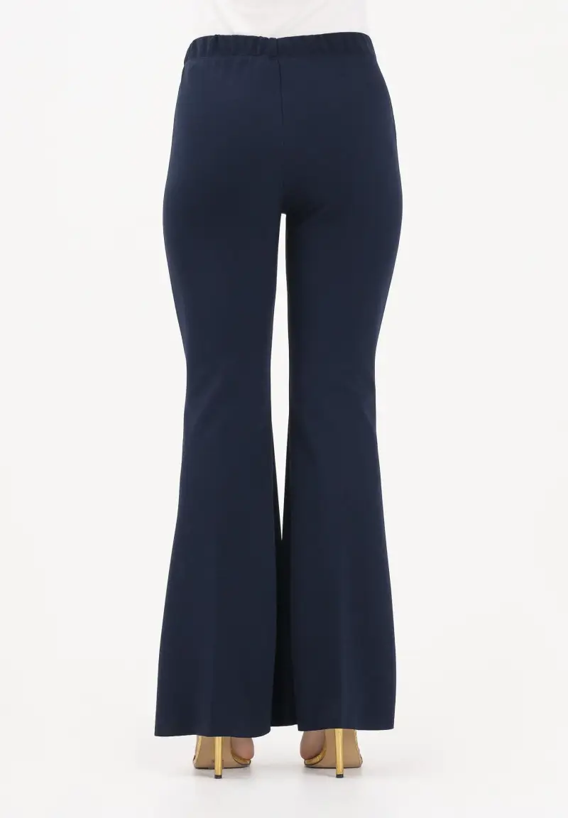 Pantalone elegante blu da donna miniatura 3