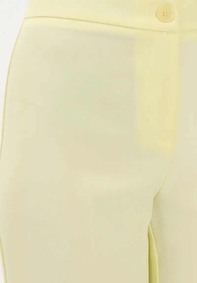 Pantalone elegante giallo da donna miniatura 3