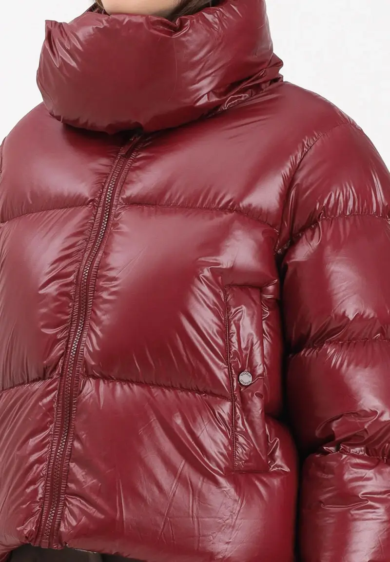 Piumino bordeaux da donna miniatura 3