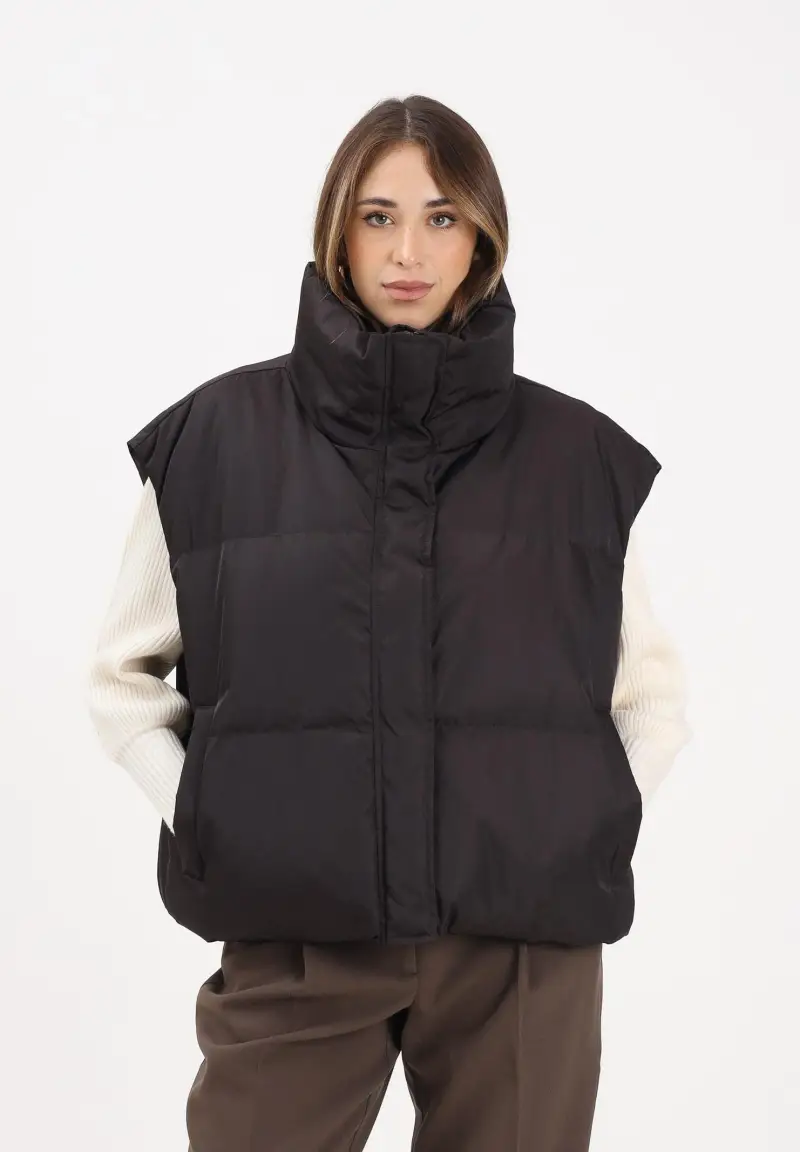 Smanicato oversized marrone da donna miniatura 2