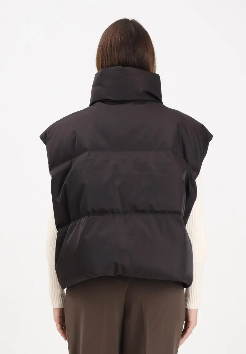 Smanicato oversized marrone da donna miniatura 3