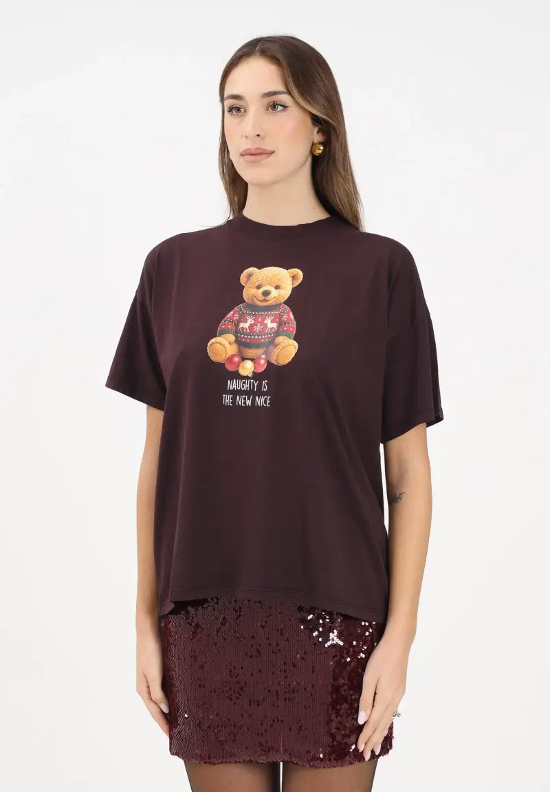 VICOLO T-shirt Donna Marrone 3894683