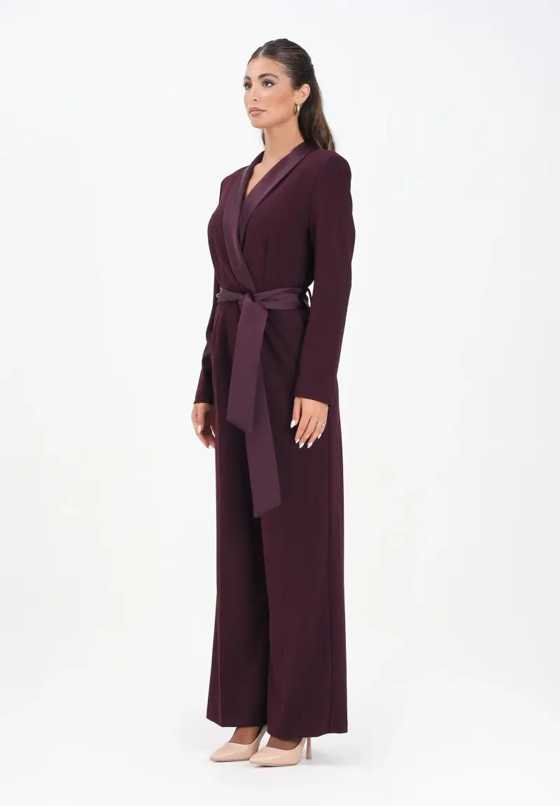 Tuta bordeaux da donna