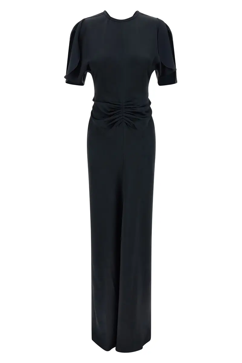 Abito 'Gathered Waist' Blu