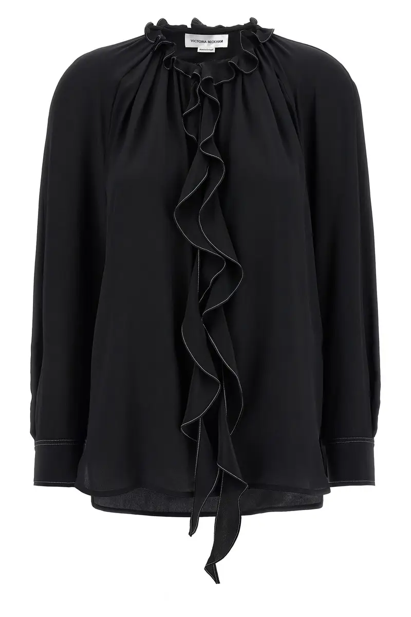 Blusa Ruffle Nero