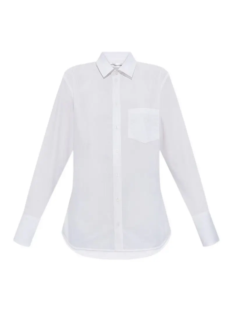 Camicia in cotone biologico Bianco