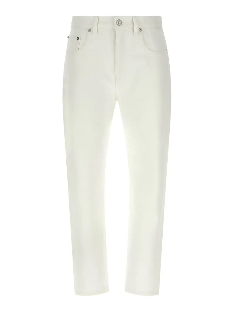 Jeans a vita alta Bianco