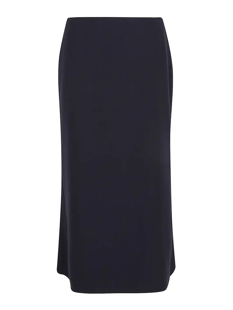 Kick Detail Skirt Blu scuro