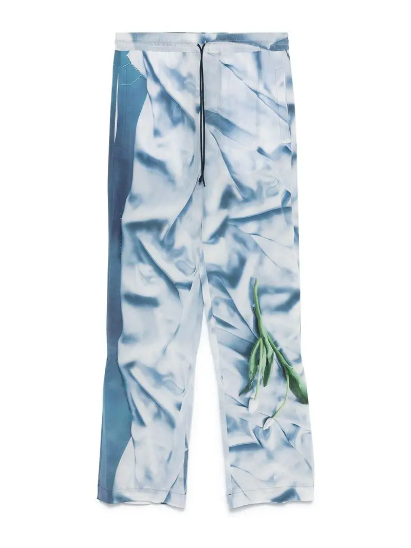 Pantaloni del pigiama in raso Multicolore