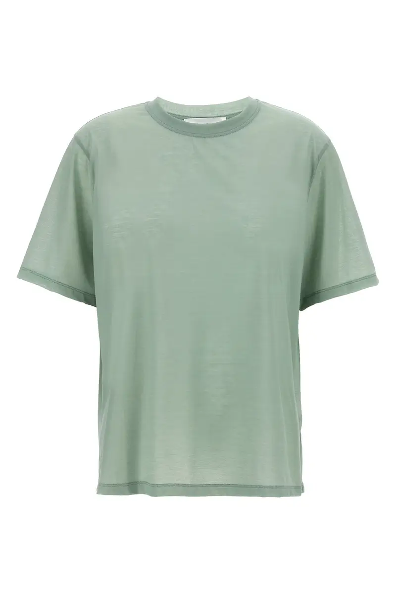T-Shirt Ricamo Logo Verde